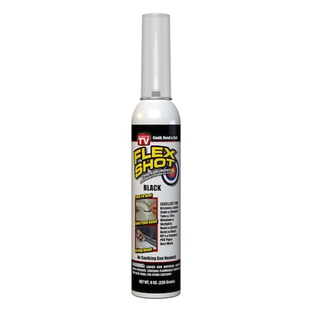 FLEX SEAL Family Of Products  Black Rubber All Purpose Waterproof Sealant 8 Oz